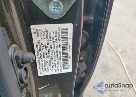 2014 Honda Civic Lx from USA, damaged, VIN 2HGFB2F50EH544862